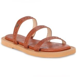 NEW Frye Strappy Slide Leather Sandals